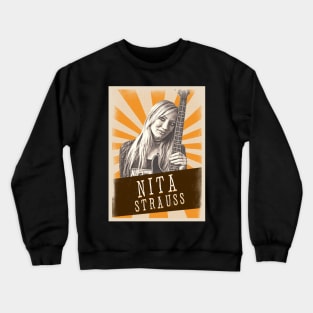 Vintage Aesthetic Nita Strauss 80s Crewneck Sweatshirt